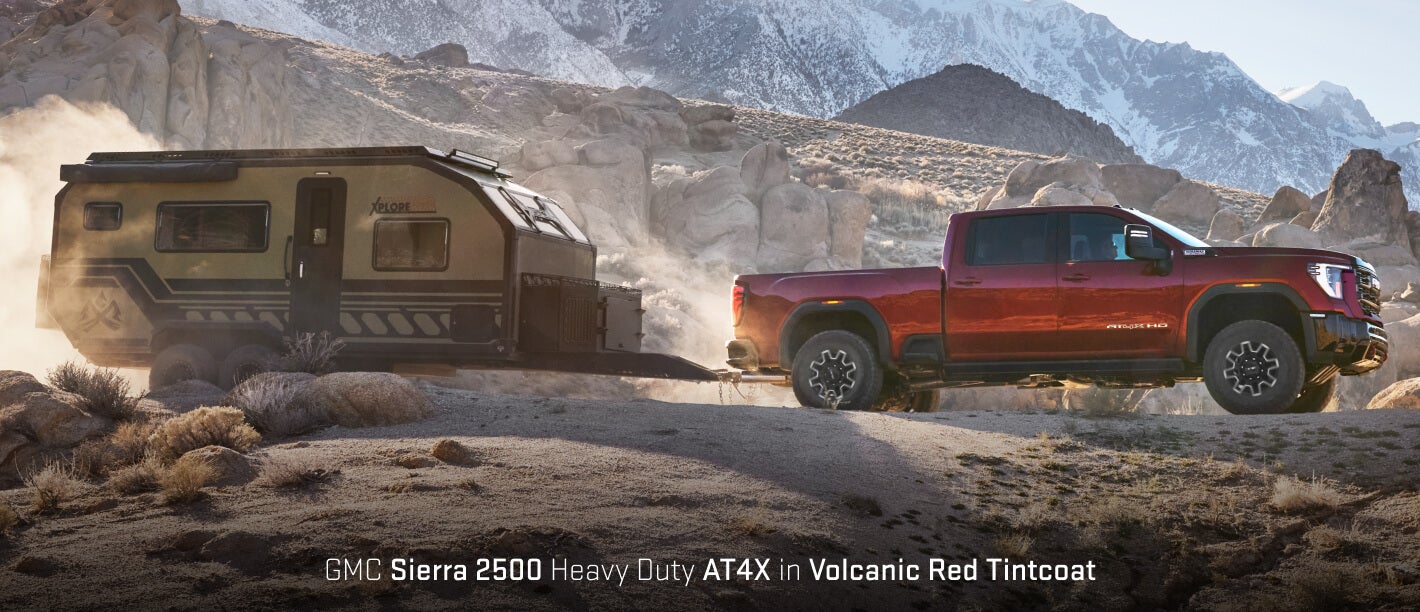 GMC Sierra 2500 Heavy Duty AT4X in Volcanic Red Tintcoat