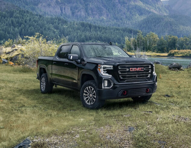 GMC Truck in natural environment