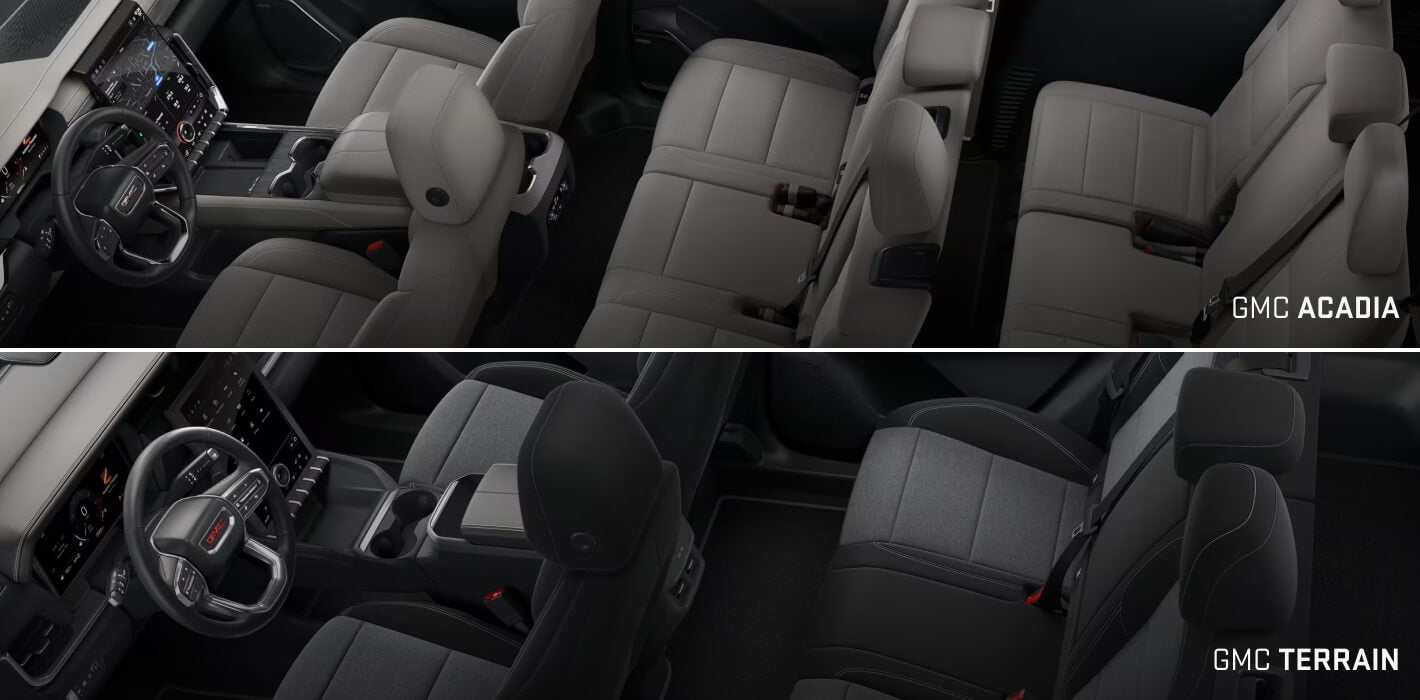 Interior Space Difference Between GMC Acadia & Terrain