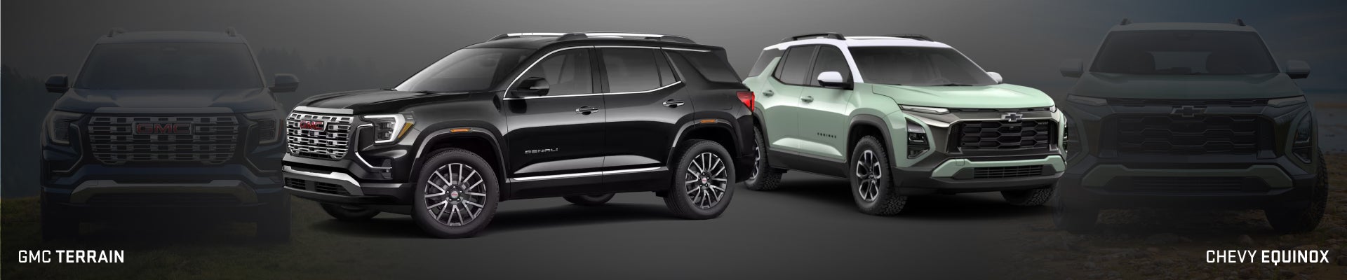GMC Terrain and Chevy Equinox side-by-side